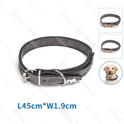 Collar de cuero duro